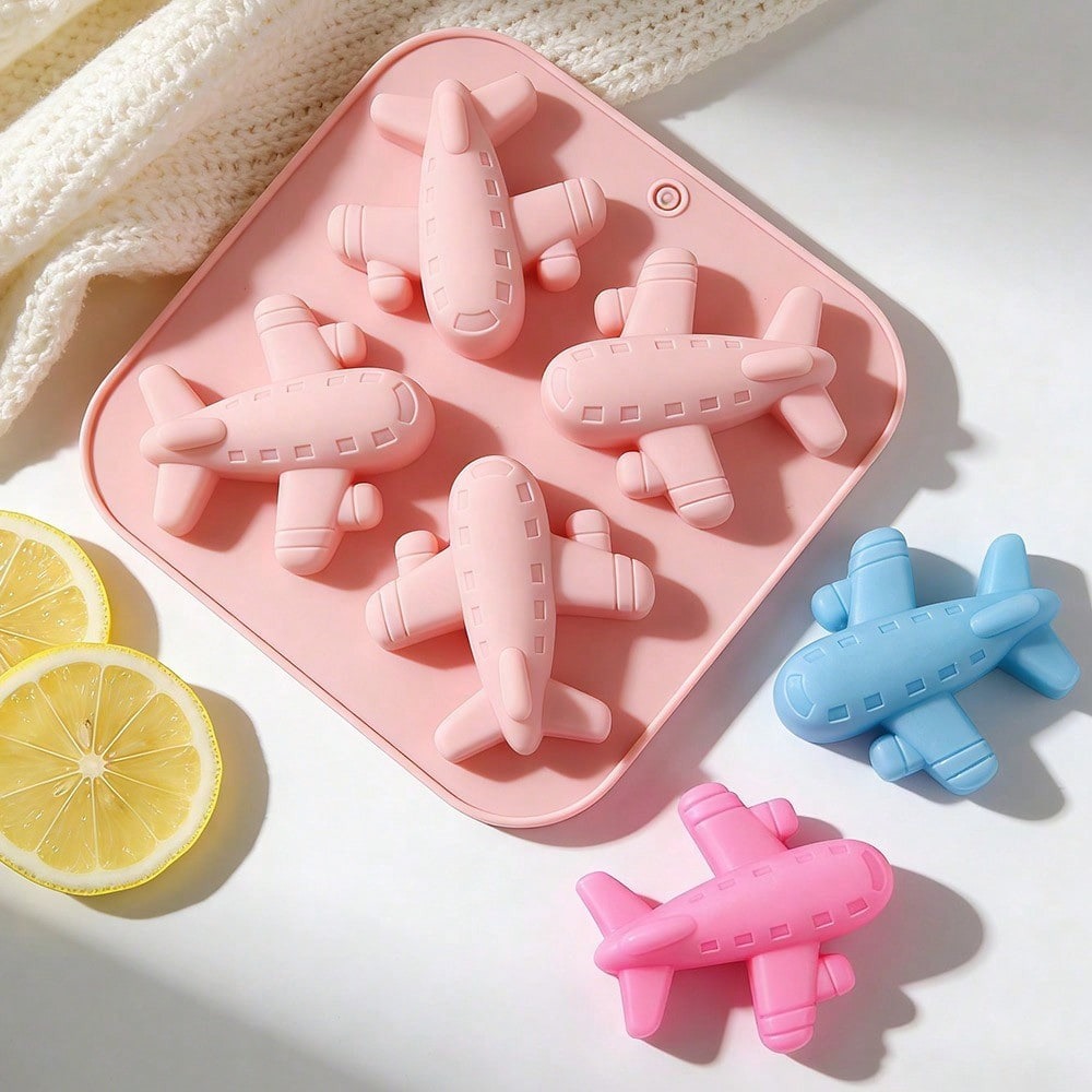 4 Cavity Airplane Silicone Mol - Candle Making Supplies Wholesale recension och pris