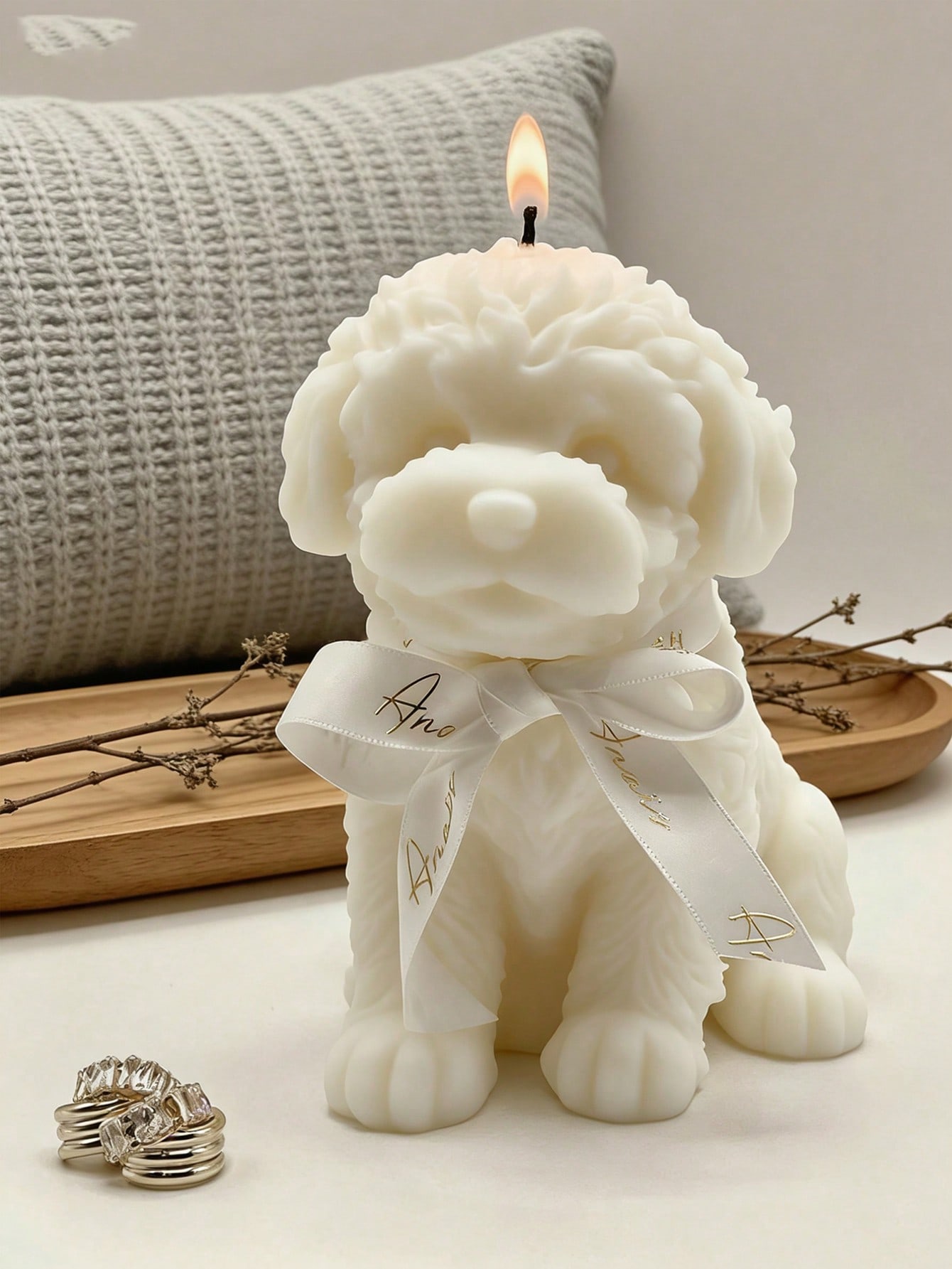 Cute Teddy Puppy Silicone Mold - Candle Mold Silicone recension och pris