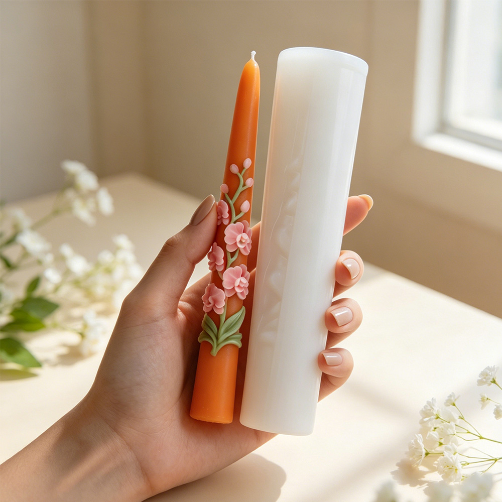 Long Pole Flower Taper Candle  - Candle Making Tips recension och pris