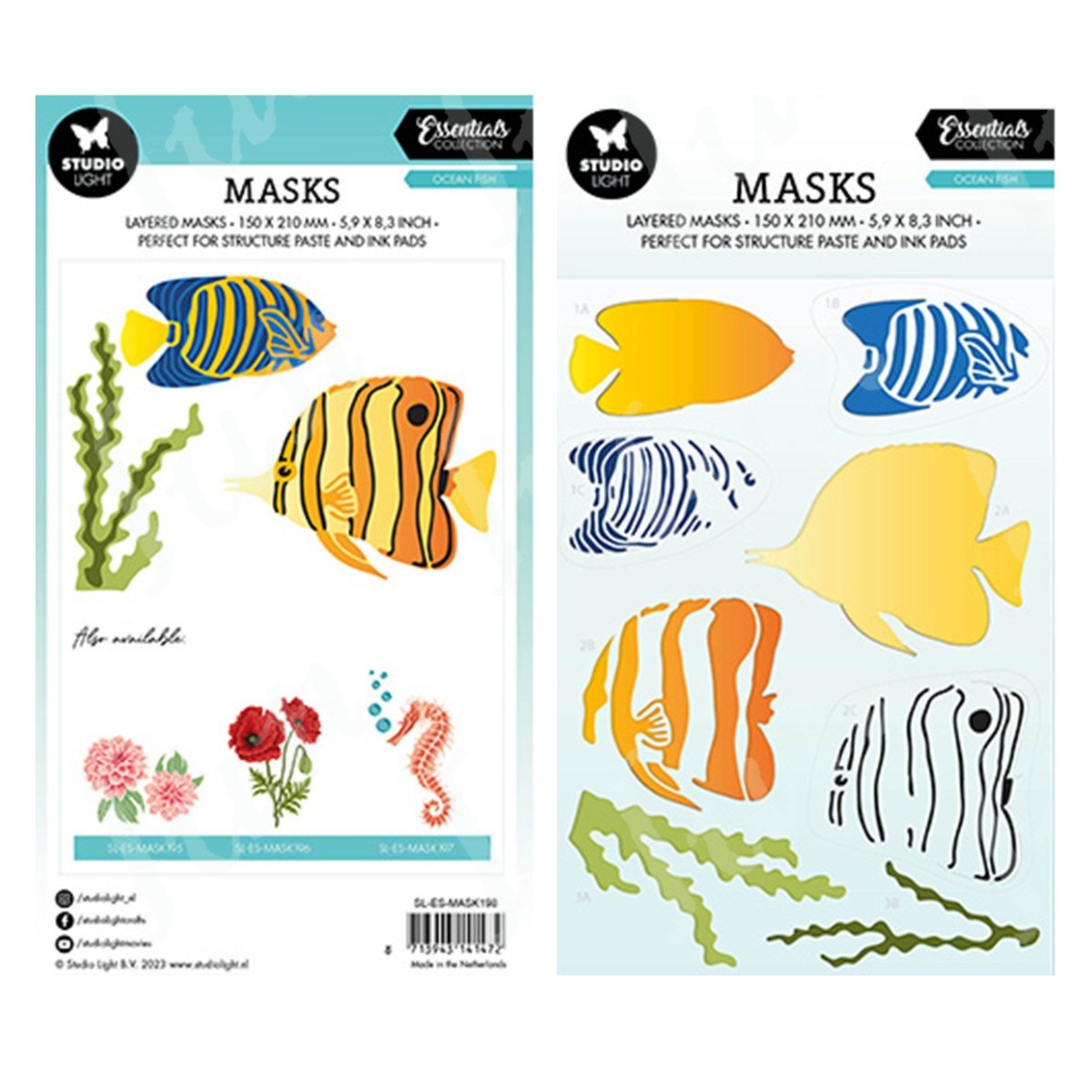 2023 New Ocean Fish Stencils M - Candle Making Instructions recension och pris