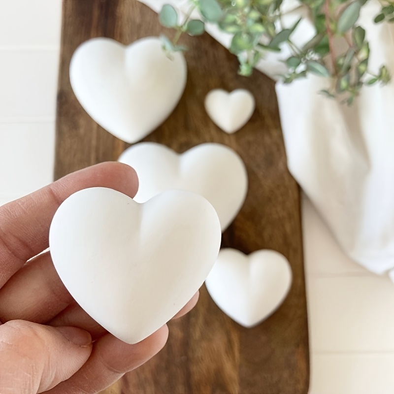 5pcs Heart-Shaped Gypsum Candl - Candle Mold Silicone recension och pris