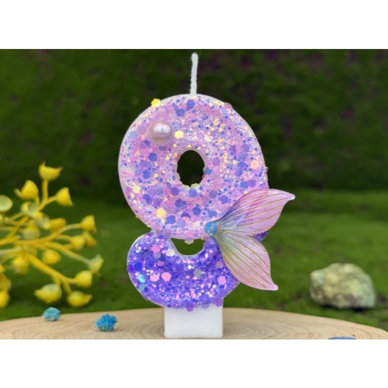 Glitter Purple Gradient Mermai - Candle Making Things recension och pris