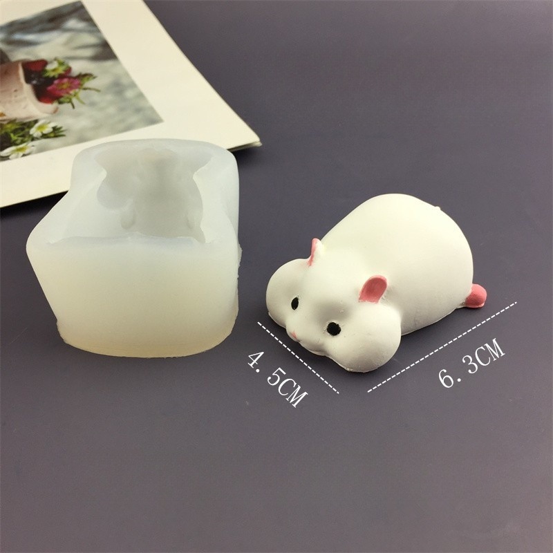 DIY Cute Hamster Mold Chocolat - Candle Mold Silicone recension och pris