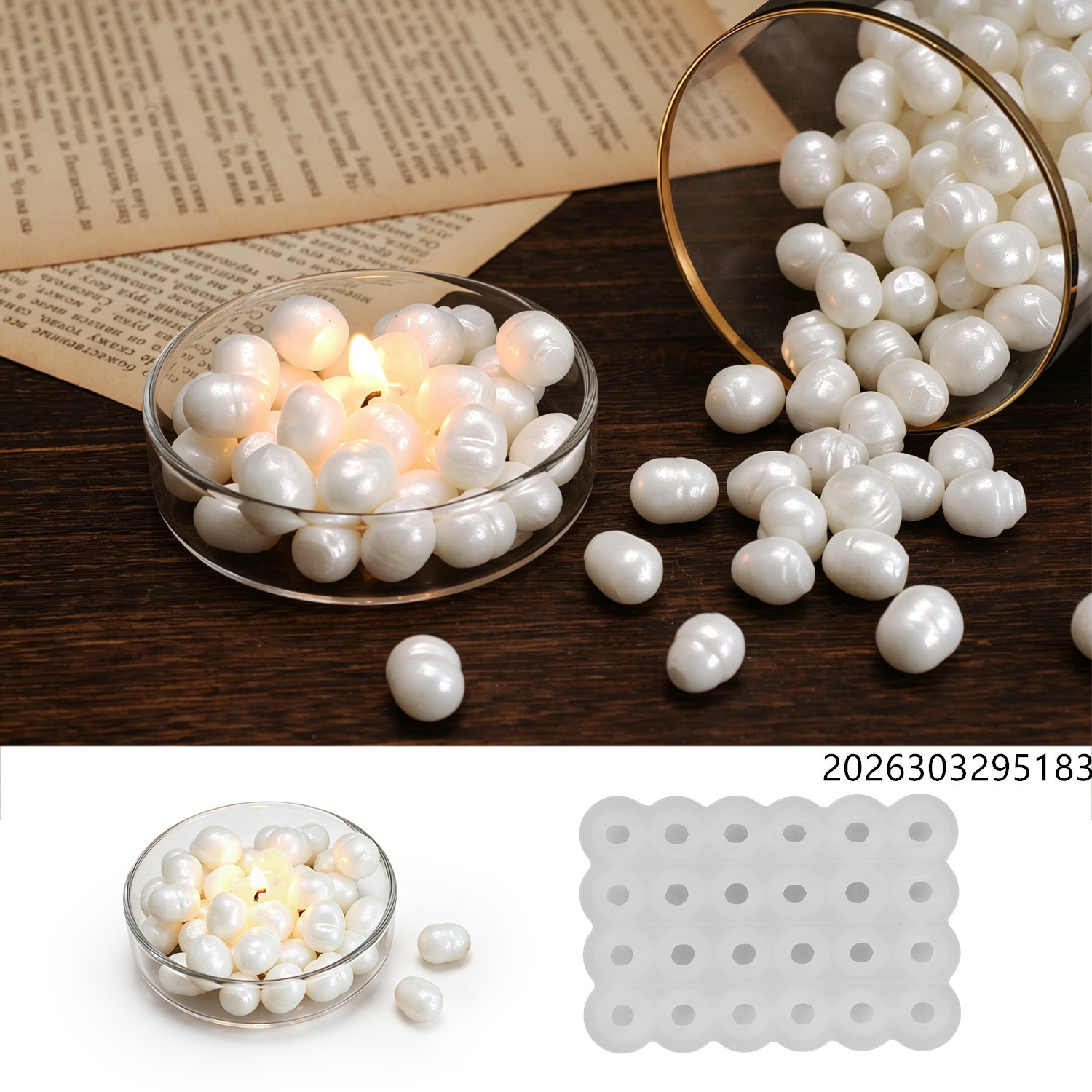Healing Ocean Pearl Mirror Wax - Candle Making Things recension och pris