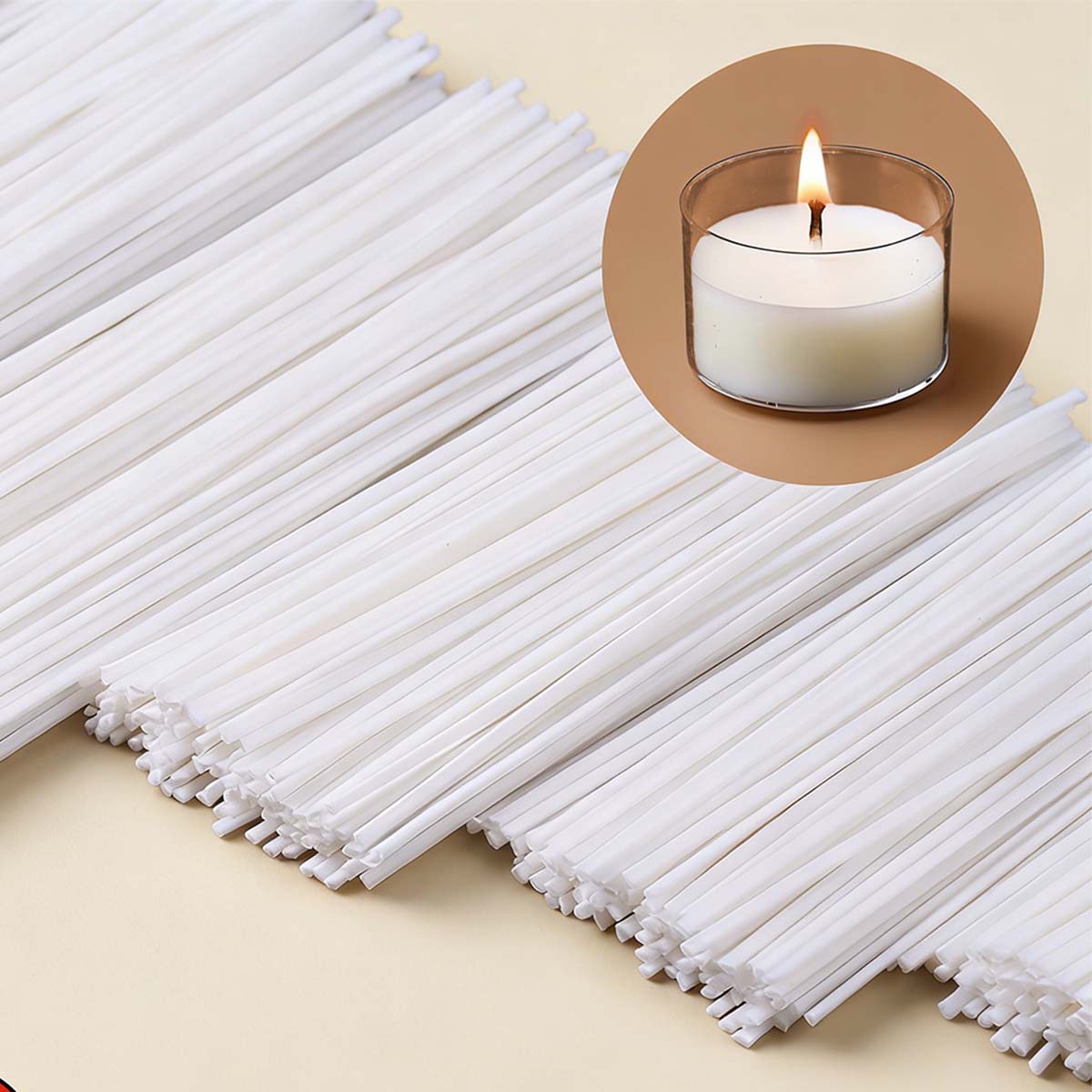 50Pcs 5-20Cm Candle Wicks Waxe - Candle Making Instructions recension och pris