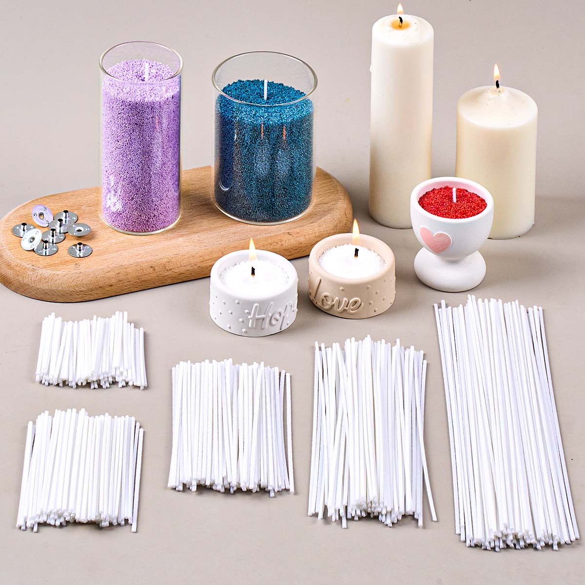 50Pcs 5-20Cm Candle Wicks Waxe - Candle Making Instructions recension och pris
