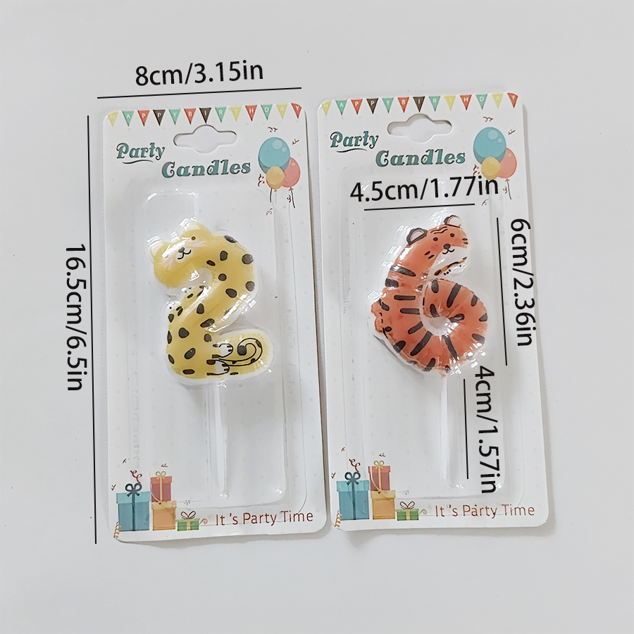 Cartoon Animal Happy Birthday  - Candle Making Things recension och pris