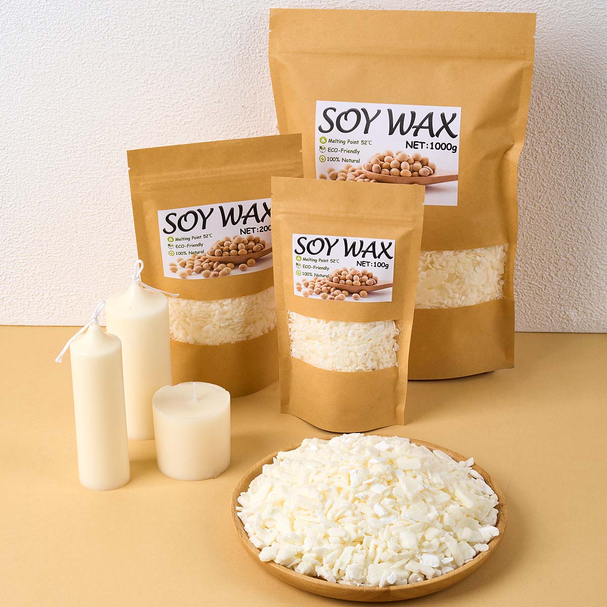 1 Pounds Pure White Soy Wax Fo - Candle Making Experience recension och pris