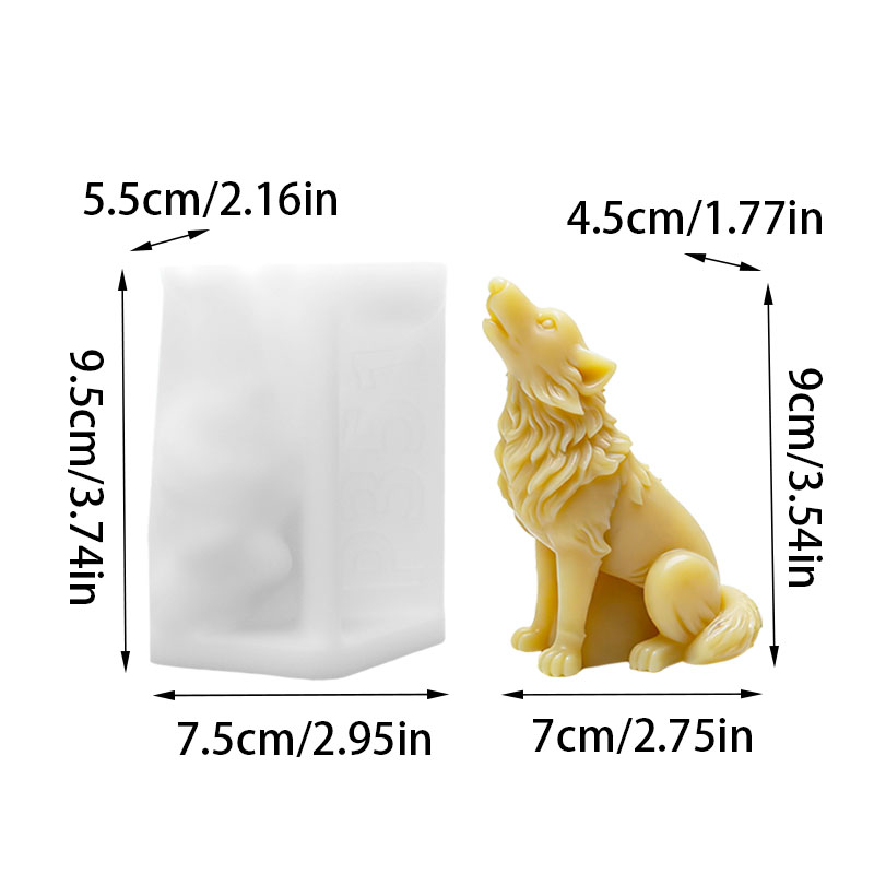Snowfield Howling Moon Wolf Ca - Candle Making Supplies Wholesale recension och pris