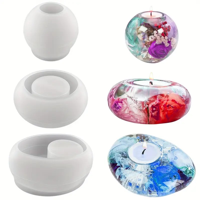 Tealight Candle Holder Resin S - Candle Mold Silicone recension och pris