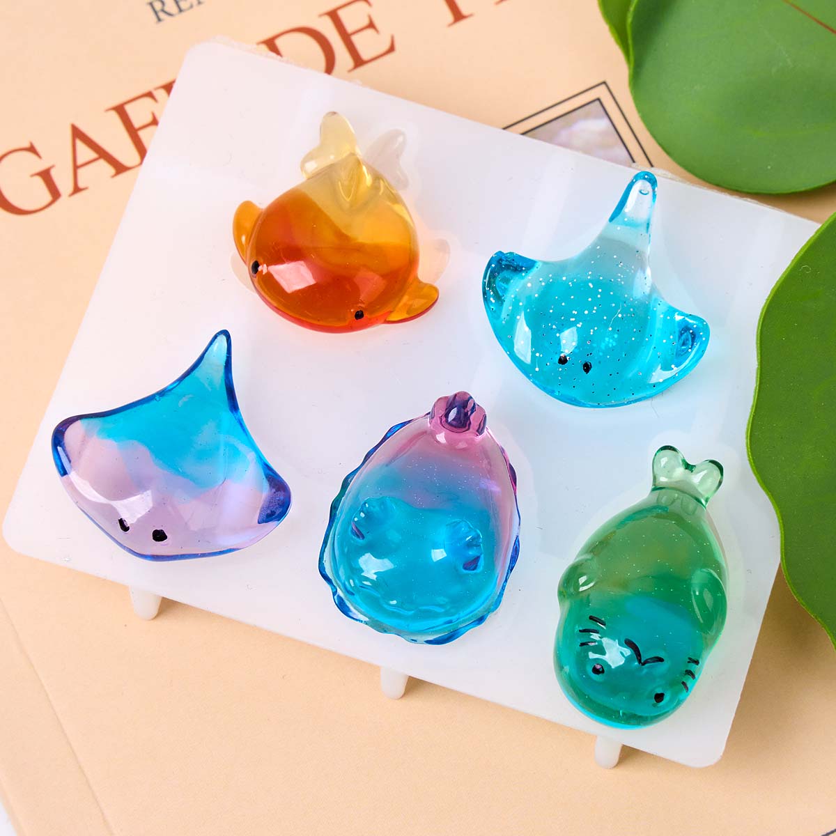 3D Healing Kawaii Manta Ray Wh - Candle Making Things recension och pris