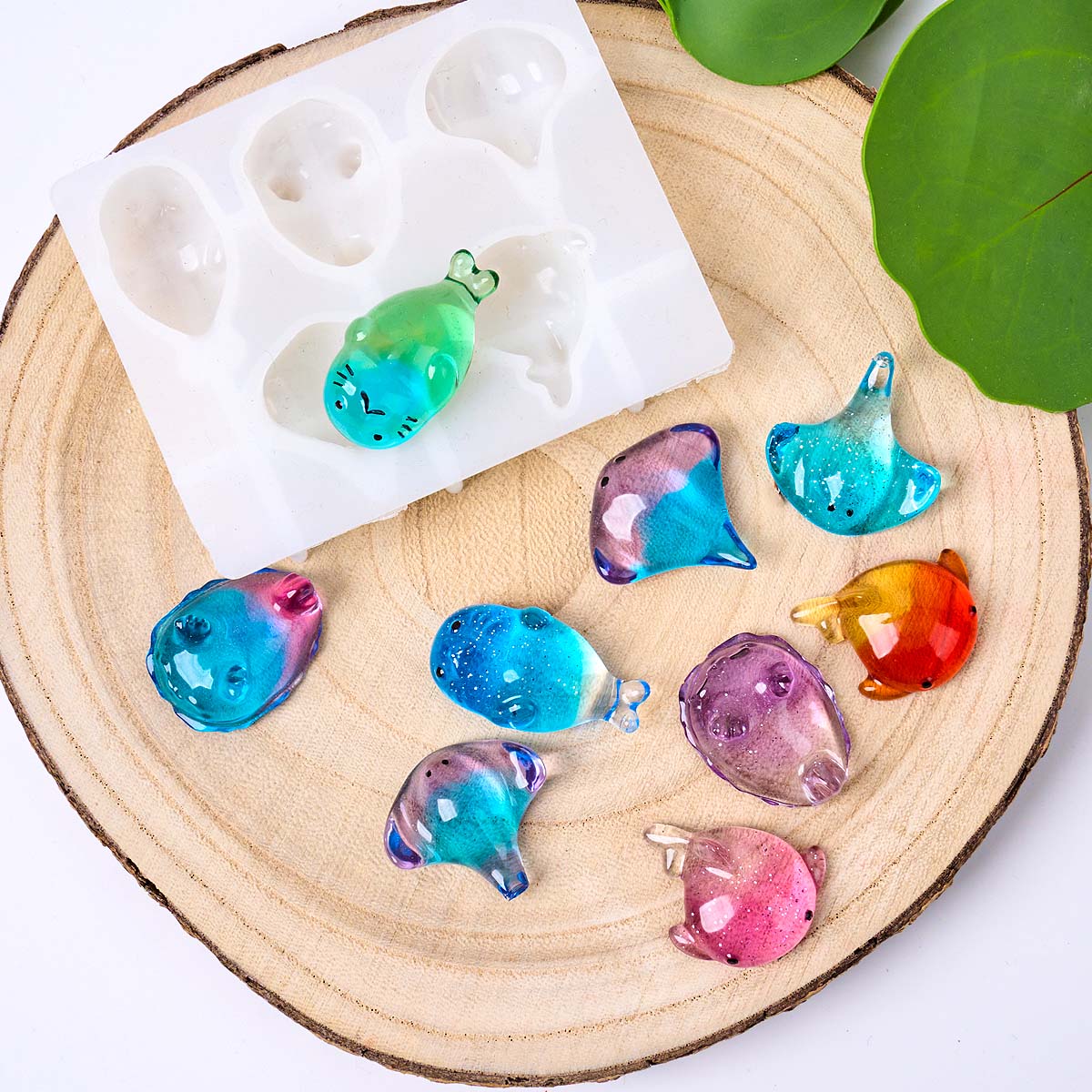 3D Healing Kawaii Manta Ray Wh - Candle Making Things recension och pris