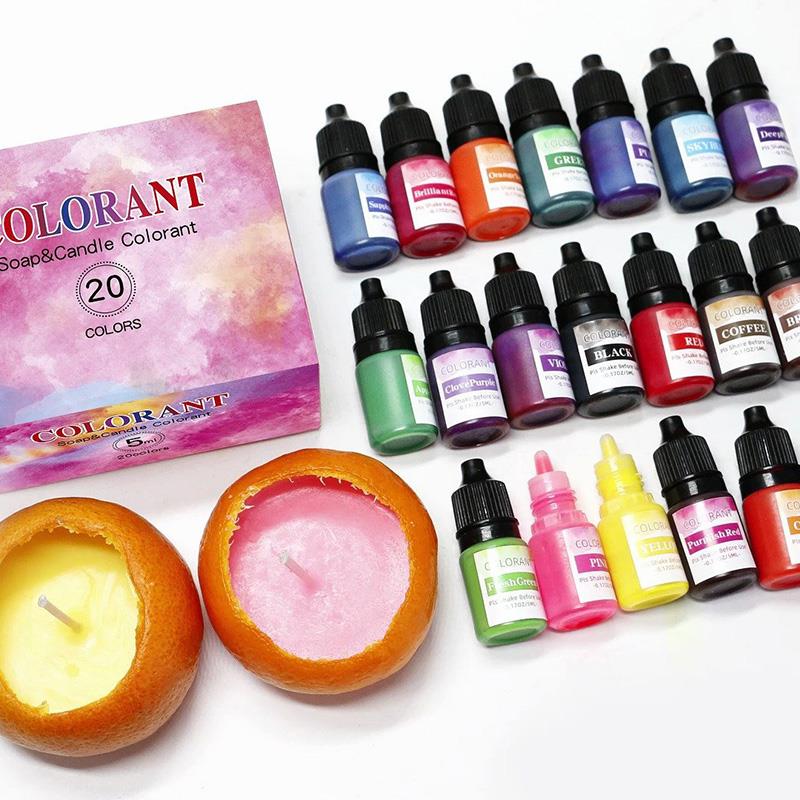 20/24Colors Candle Dyes Pigmen - Candle Making Instructions recension och pris