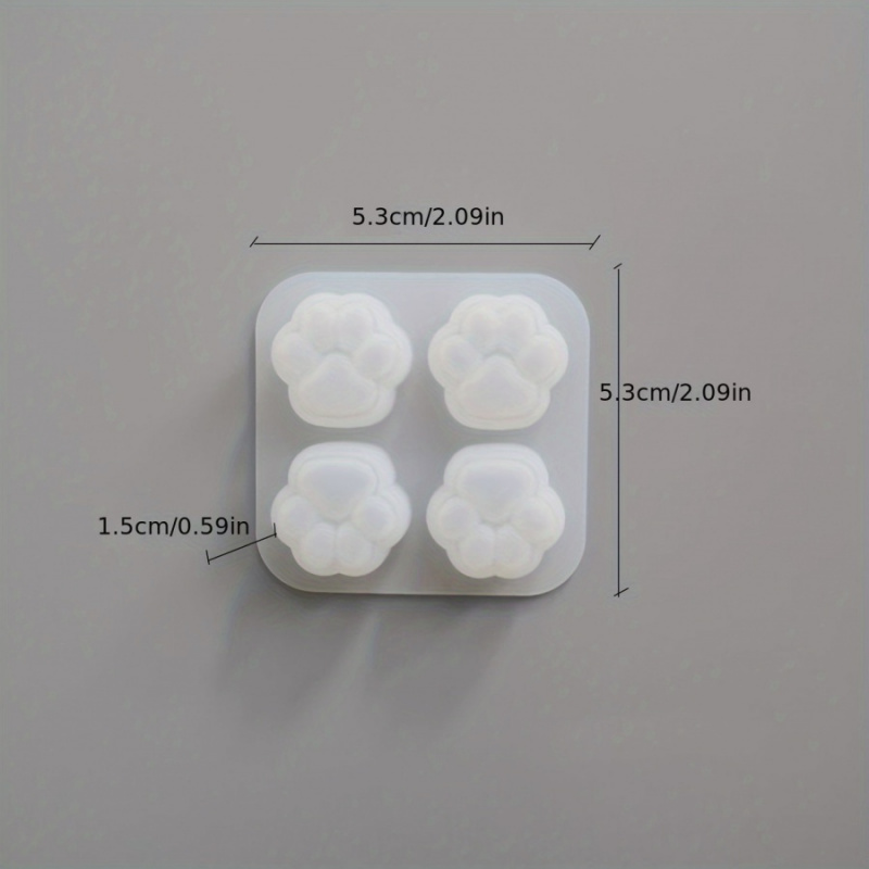 1Cat Paw Pattern Silicone Mold - Candle Making Things recension och pris