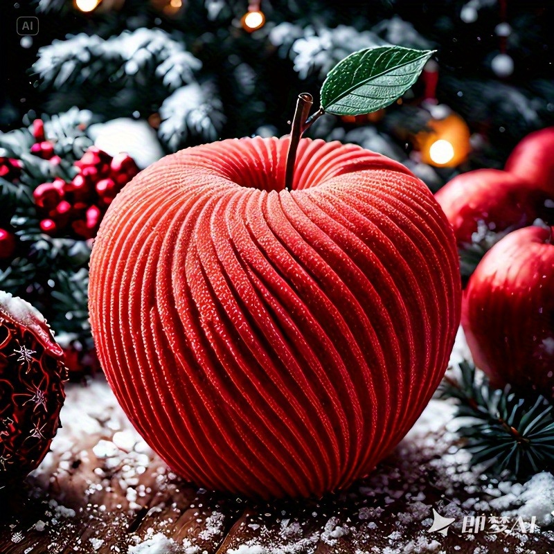 A trendy red apple silicone mo - Candle Making Things recension och pris