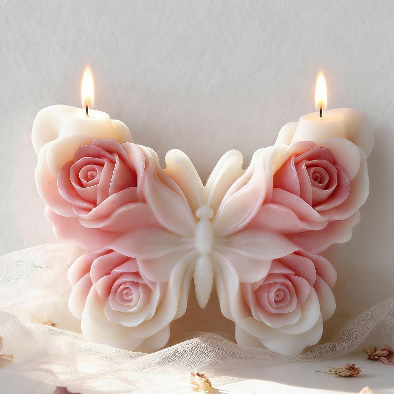 DIY Rose Butterfly Form Silico - Candle Making Things recension och pris