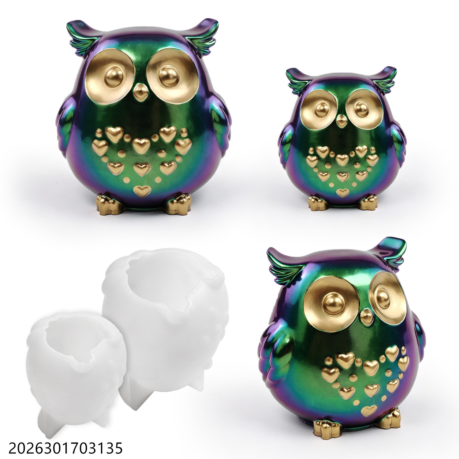Owl Silicone Mold 3D Bird Shap - Candle Making Things recension och pris